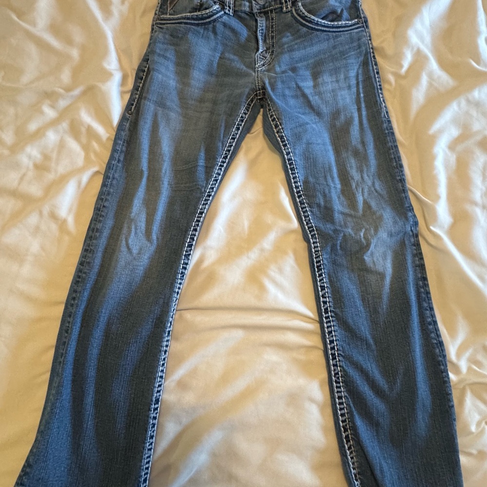 Silver Jeans Men's Straight Leg Blue Denim